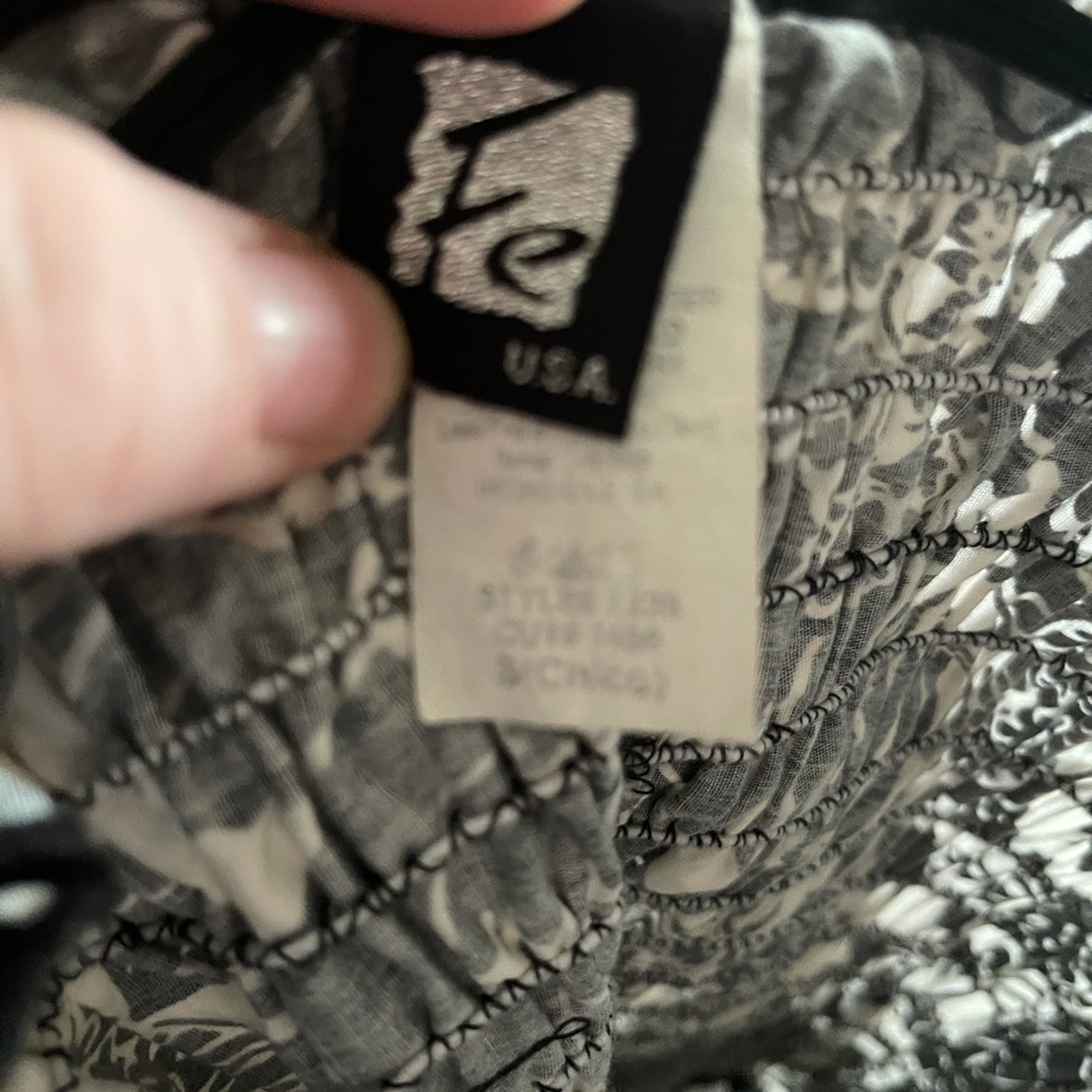 Fe strapless dress size small